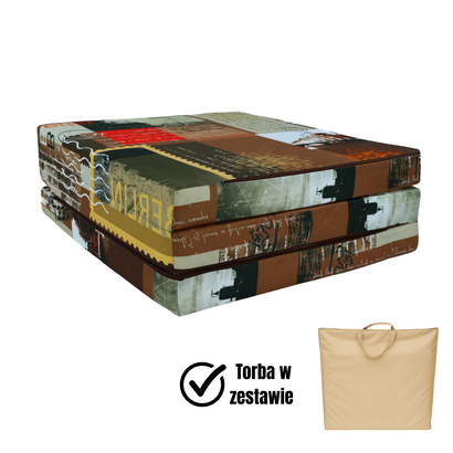Materac Berlin M 180x65x7cm Turystyczny Rozkładany