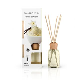 Dyfuzor zapachowy D-aroma Reed Diffuzer 100ml Vanilla Ice Cream – Słodki Akcent w Twoim Domu - 2