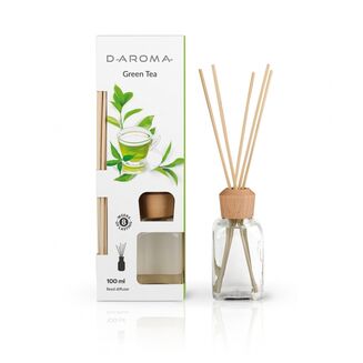 Dyfuzor zapachowy D-aroma Reed Diffuzer 100ml Green Tea – Świeżość i Elegancja w Twoim Dom - 2