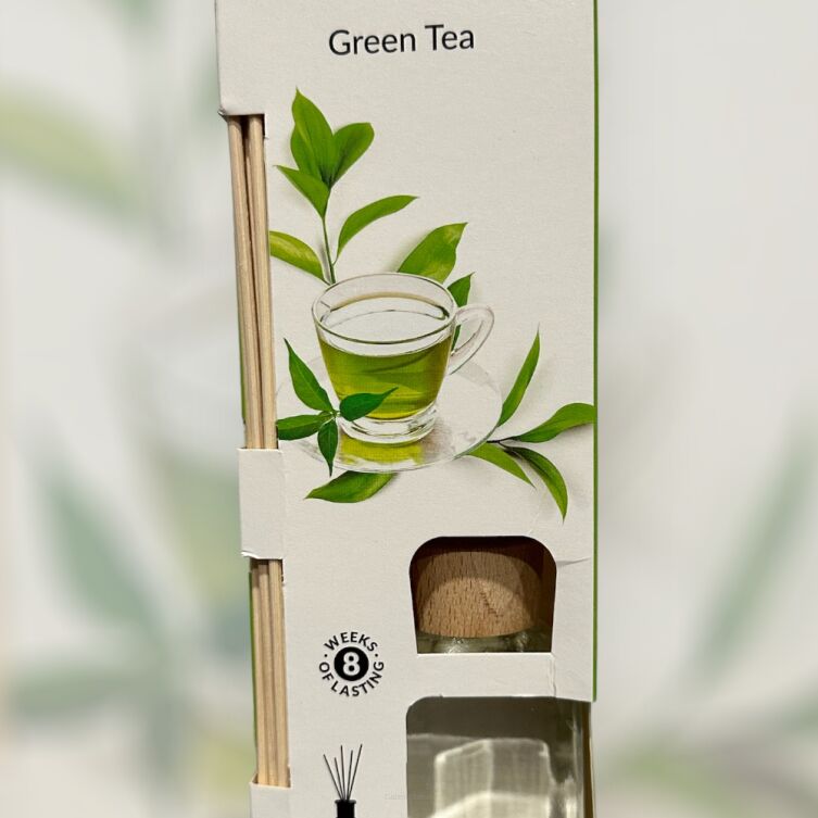 Dyfuzor zapachowy D-aroma Reed Diffuzer 100ml Green Tea – Świeżość i Elegancja w Twoim Dom