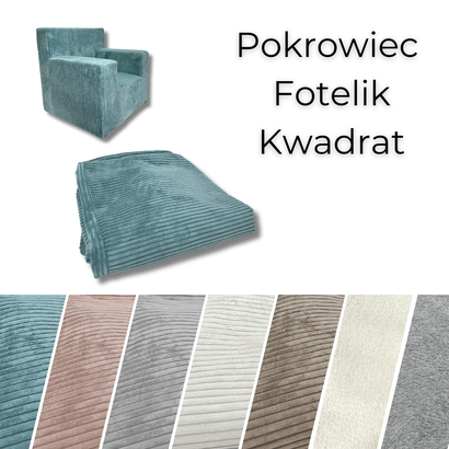 POKROWIEC FOTELIK KWADRAT