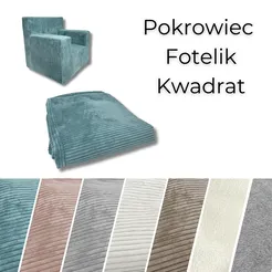 POKROWIEC FOTELIK KWADRAT