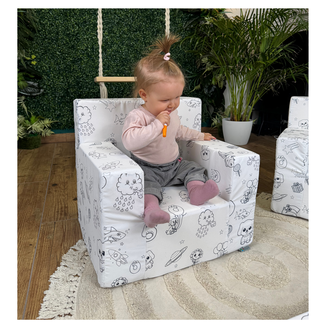 Zestaw Kolorowanka GRATIS Flamastry  / 2 Foteliki + Stolik - 8