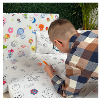 Zestaw Kolorowanka GRATIS Flamastry  / 2 Foteliki + Stolik - 2