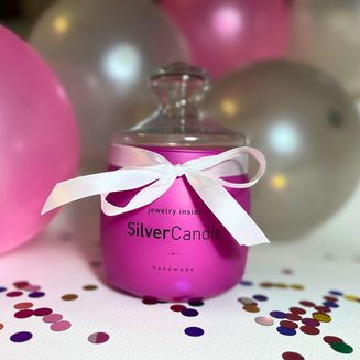 Świeca Happy Birthday od SilverCandle: Gdzie Urodzinowe Życzenia Spotykają Elegancję - 2