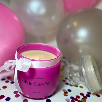 Świeca Happy Birthday od SilverCandle: Gdzie Urodzinowe Życzenia Spotykają Elegancję - 3