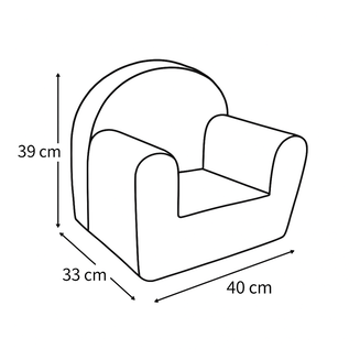 FOTELIK MINI DLA DZIECI SZTRUKS - 3