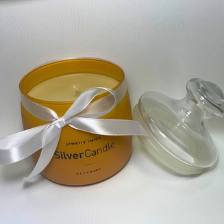 Świeca Creamy Caramel od SilverCandle: Słodki Aromat Luksusu - 3