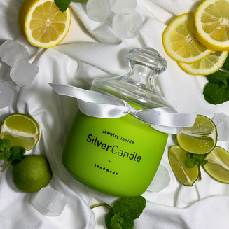 Świeca Mojito od SilverCandle - Odkryj Tajemnicę Elegancji - 3