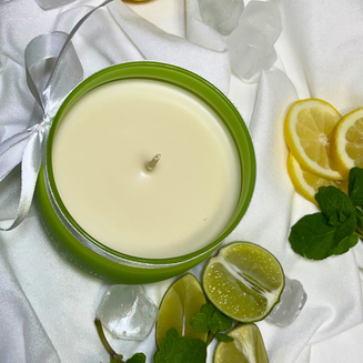 Świeca Mojito od SilverCandle - Odkryj Tajemnicę Elegancji - 2