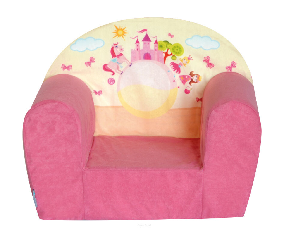 Fotelik Dziecięcy Mini Różowy Zamek