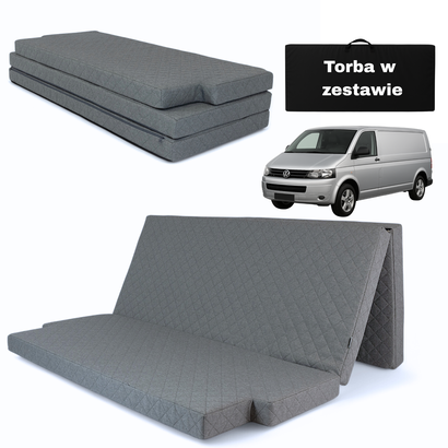 Materac Turystyczny Rozkładany do Auta | Volkswagen Multivan T5 / T6