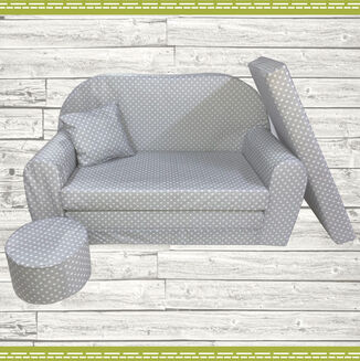 Sofa kanapa dla dzieci rozkładana Gwiazdki - 2