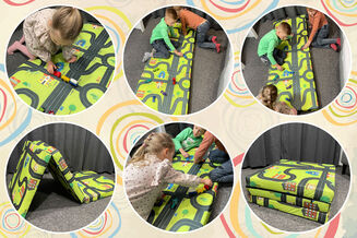 Materac Turystyczny Rozkładany  Miasto Ulica L 195x80x9cm - 11