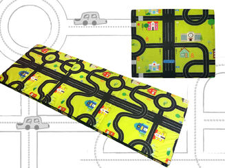 Materac Turystyczny Rozkładany  Miasto Ulica L 195x80x9cm - 4