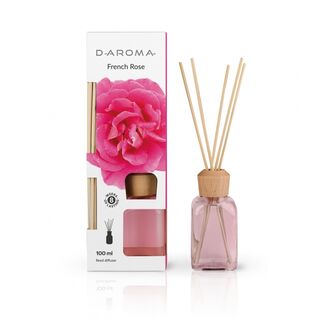 Dyfuzor zapachowy D-aroma Reed Diffuzer 100ml French Rose – Elegancja i Spokój w Twoim Domu - 2