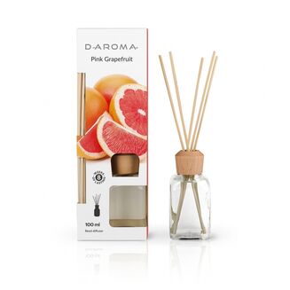 Dyfuzor zapachowy D-aroma Reed Diffuzer 100ml Pink Grapefruit – Energetyczna Świeżość w Twoim Domu - 2