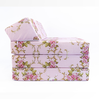 MATERAC RÓŻOWE KWIATY SKOS ROZKŁADANY - 2