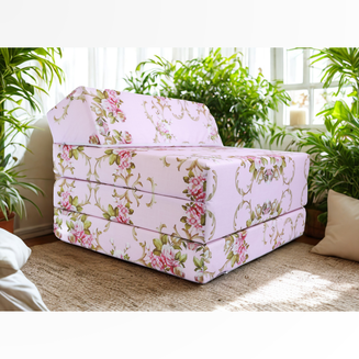 MATERAC RÓŻOWE KWIATY SKOS ROZKŁADANY - 6