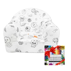 FOTELIK MINI KOLOROWANKA + FLAMASTRY GRATIS