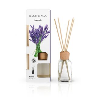 Dyfuzor zapachowy D-aroma Reed Diffuzer 100ml Lavender – Harmonia i Spokój w Twoim Domu - 2