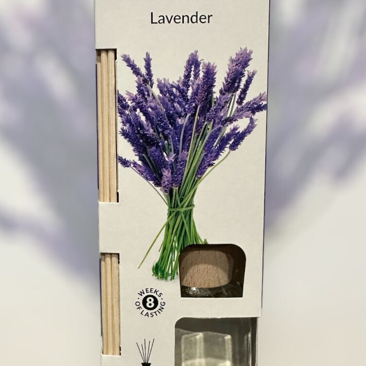 Dyfuzor zapachowy D-aroma Reed Diffuzer 100ml Lavender – Harmonia i Spokój w Twoim Domu