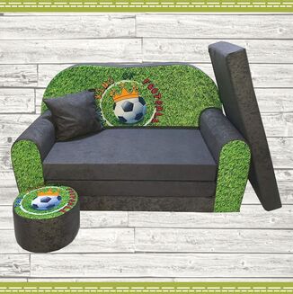 Sofa kanapa dla dzieci rozkładana King of Football - 2