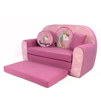 Sofa kanapa dla dzieci rozkładana Magiczny Jednorożec - 5