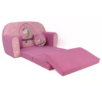 Sofa kanapa dla dzieci rozkładana Magiczny Jednorożec - 3