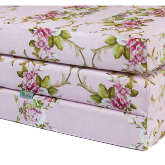 Materac Róż Kwiaty XL 195x120x8 cm - 7