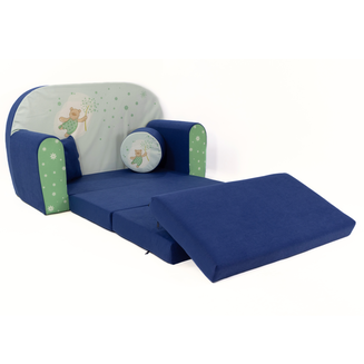 Sofa kanapa dla dzieci rozkładana Zielony Miś - 5