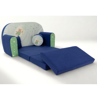 Sofa kanapa dla dzieci rozkładana Zielony Miś - 6