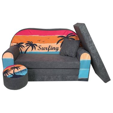 Sofa kanapa dla dzieci rozkładana Surfing