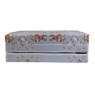 Materac Szare Kwiaty mikrofaza XM 195x60x9cmTurystyczny Rozkładany - 5