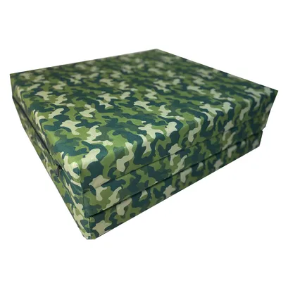 Materac Turystyczny L 195x80x9cm Rozkładany Moro zielone