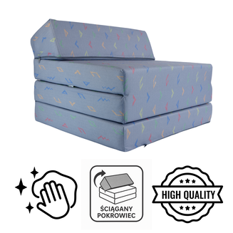 MATERAC VW T4 ROZKŁADANY SKOS  Wzór VW T4 200x70x10 - 3