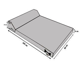 Legowisko Skos Malediwy XL 120x80x9cm - 6