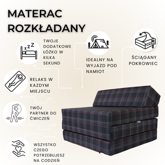 MATERAC SKOS ROZKŁADANY VW GTI - 3