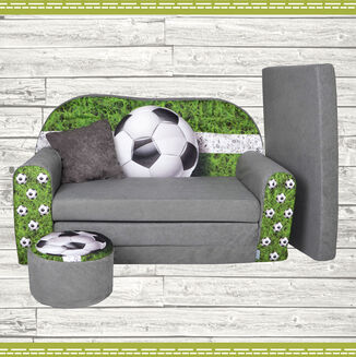 Sofa kanapa dla dzieci rozkładana Football - 2