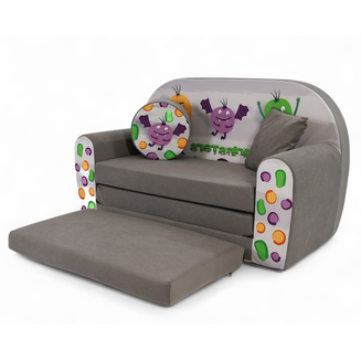 Sofa kanapa dla dzieci rozkładana Monster - 5