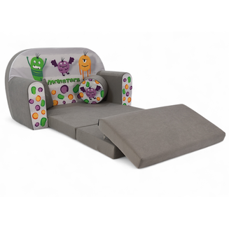 Sofa kanapa dla dzieci rozkładana Monster - 6