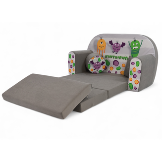 Sofa kanapa dla dzieci rozkładana Monster - 3