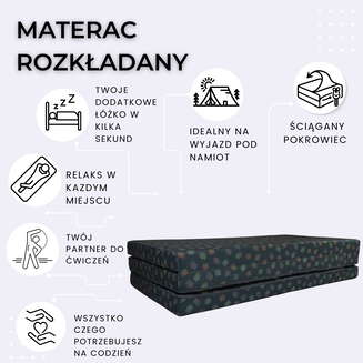 Materac Wzór Mercedes Vito - XL 195x120x8cm - 2