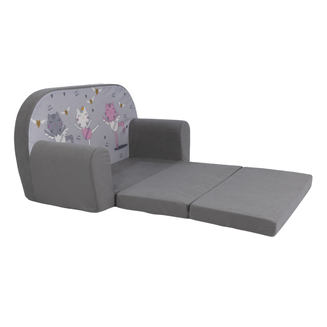 Sofka Dziecięca Mini Kanapa Łóżko Tańczące Kotki - 3