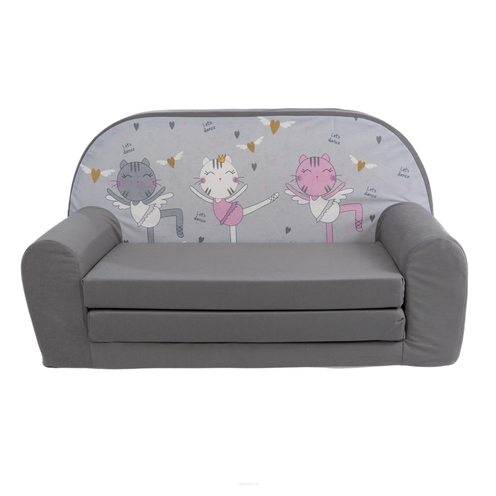 Sofka Mini Rozkładana Tańczące Kotki