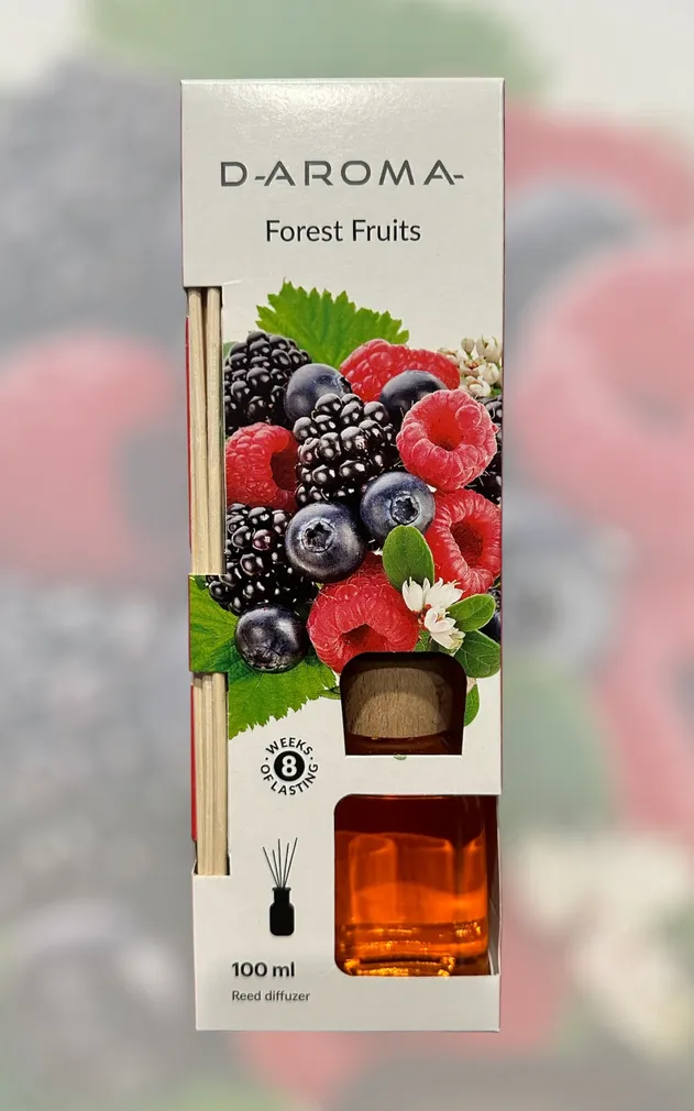 Dyfuzor zapachowy D-aroma Reed Diffuzer 100ml Forest Fruits – Świeżość Lata w Twoim Domu