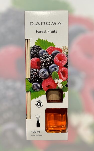 Dyfuzor zapachowy D-aroma Reed Diffuzer 100ml Forest Fruits – Świeżość Lata w Twoim Domu