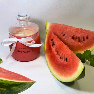 Świeca Watermelon od SilverCandle: Orzeźwienie i Elegancja w Jednym - 3