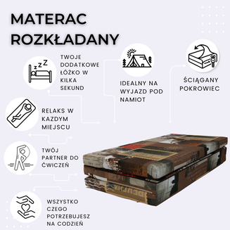 Materac Berlin XL 195x120x8 cm - 2