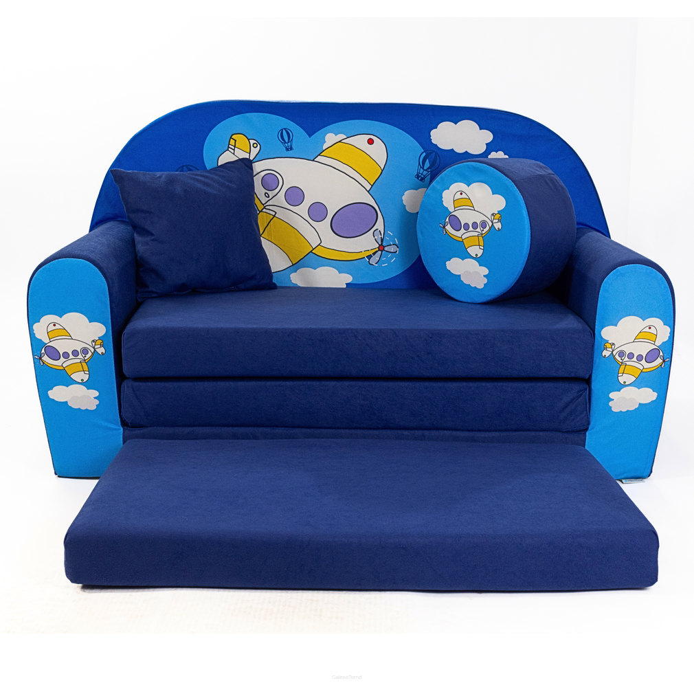 Sofa kanapa dla dzieci rozkładana Samolot